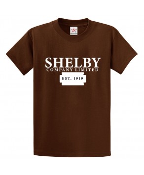 Shelby Company Limited Est. 1919 Classic Unisex Kids and Adults T-Shirt For TV Show Fans